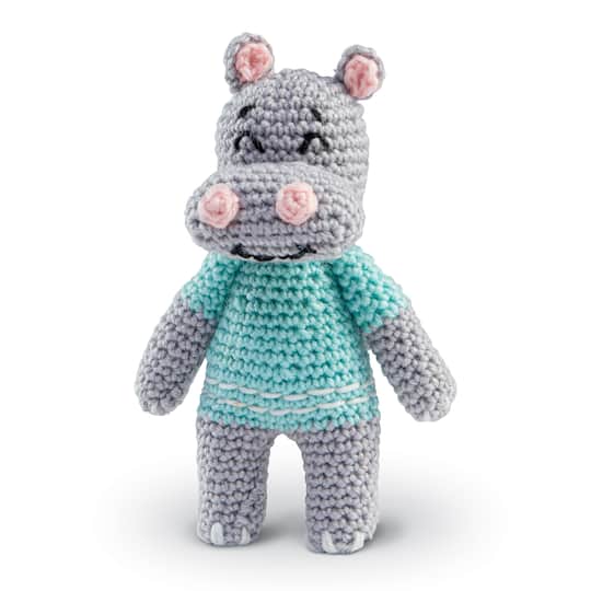 Intermediate Hippo Amigurumi Crochet Kit by Loops &#x26; Threads&#xAE;